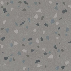 Kalebodur Gs-N8746R Terrazzo Macro Gri Rektifiyeli X 60x60 R
