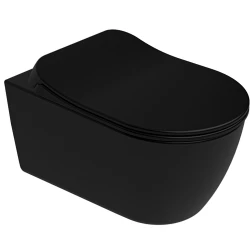 Kale Dove 2.0 Kanalsız Asma Klozet + Ultra Slim Yavaş Kapanan Klozet Kapağı (Mat Siyah) Hemen Al