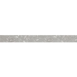 Çanakkale Seramik Cam-6676 Glamour Floral Bordür Gri 6x60