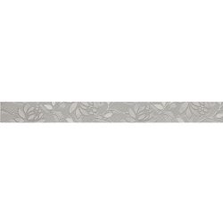 Çanakkale Seramik Cam-6676 Glamour Floral Bordür Gri 6x60