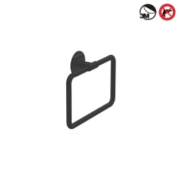 Decor Walther Basic 21 Cm Mat Siyah Yapışkanlı Halka Havluluk Hemen Al