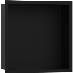 Hansgrohe XtraStoris Individual 30x30x10 Cm Satin Siyah Çerçeveli Mat Siyah Duvar Nişi