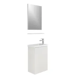 Kale Minimalist 50 Cm Beyaz Banyo Dolabı Takımı 610100201205