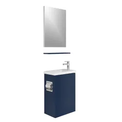 Kale Minimalist 50 Cm Lacivert Banyo Dolabı Takımı Hemen Al