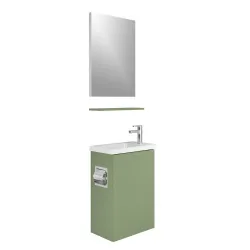 Kale Minimalist 50 Cm Yeşil Banyo Dolabı Takımı Hemen Al