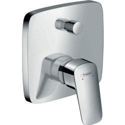 Hansgrohe Logis Ankastre Krom Banyo Bataryası