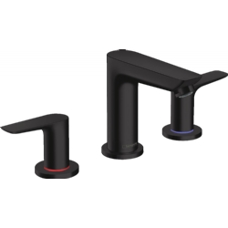 HansGrohe Talis E 3-Delikli Satin Siyah Lavabo Bataryası Hemen Al