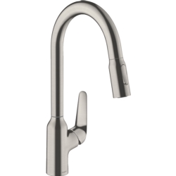 Hansgrohe Talis Tek Kollu Mutfak Bataryası 220 Çekilebilir Sprey Krom 71800800