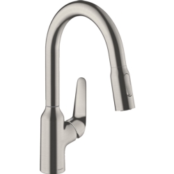 Hansgrohe Talis Tek Kollu Mutfak Bataryası 180 Çekilebilir Sprey Krom 71801800