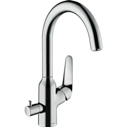 Hansgrohe Focus Tek Kollu Mutfak bataryası 220 Cihaz Kapatma Vanası Krom Hemen Al