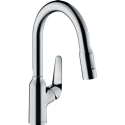 Hansgrohe Focus Tek Kollu Mutfak Bataryası 180 Çekilebilir Sprey Krom Hemen Al