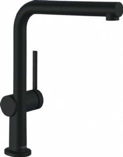 Hansgrohe Talis Mat Siyah Mutfak Bataryası 72845670
