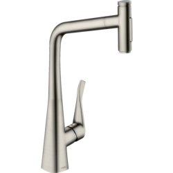 Hansgrohe Tek Kollu Mutfak Bataryası 320 Çekilebilir Sprey Krom 73816800