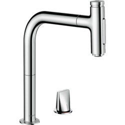 Hansgrohe Metris Select 2 Delikli Tek Kollu Krom Mutfak Bataryası 73818000