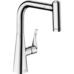 Hansgrohe Metris Select Tek kollu Mutfak bataryası 220 Krom