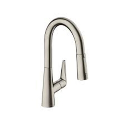 Hansgrohe Talis Ek Kollu Mutfak Bataryası 160 Çekilebilir Sprey Krom 73850800