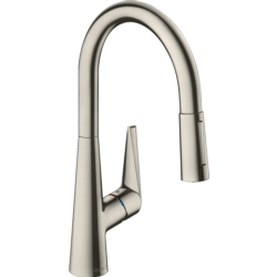 Hansgrohe Talis Ek Kollu Mutfak Bataryası 200 Çekilebilir Sprey Krom 73851800