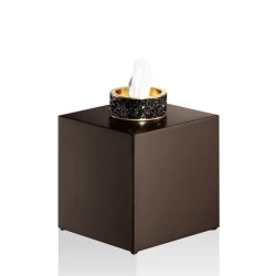 Decor Walther Rocks Bronz-Mat Altın Kare Mendil Kutusu Hemen Al