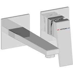 Artema Minimax Square Ankastre Lavabo Bataryası - A43592