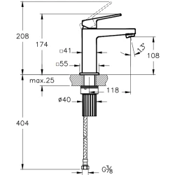 Artema Minimax Square Fırçalı Nikel Lavabo Bataryası - A4372034 Hemen Al