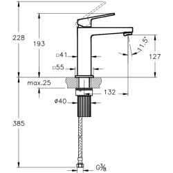Artema Minimax Square Mat Siyah Yüksek Lavabo Bataryası - A4372236 Hemen Al