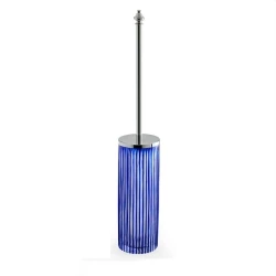 3SC Blue Sky Crystal Yerden Mavi-Krom Tuvalet Fırçalık Hemen Al