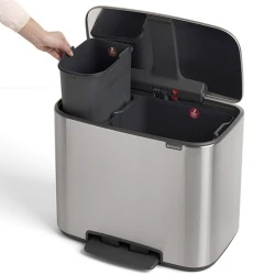 Brabantia Bo 12+23 Lt Pedallı Paslanmaz Çelik Çöp Kovası - A.2BR.121241 Hemen Al