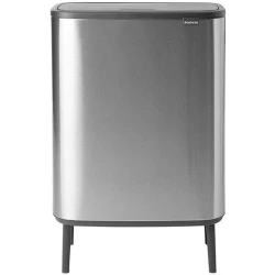 Brabantia Bo 2x30 Lt Ayaklı Dokunmatik Paslanmaz Çelik Çöp Kovası - A.2BR.130649 Hemen Al