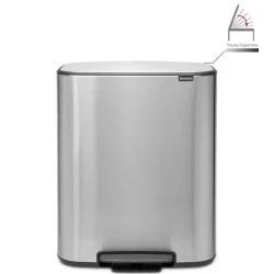Brabantia Bo 2x30 Lt Pedallı Paslanmaz Çelik Çöp Kovası - A.2BR.211461 Hemen Al