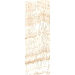 Çanakkale Seramik Cam-1211 Onyx Stripes Roses Full Dekor Bej 25x75