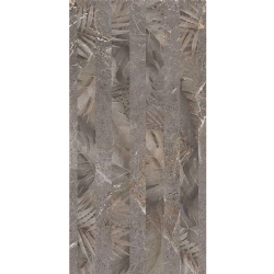 Çanakkale Seramik Fon-8816 Salvia Gri Floral Dekor 30x60