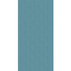 Çanakkale Seramik Rm-8772r Peony Mavi Geometrik Dekor Rektifiyeli 30x60 R