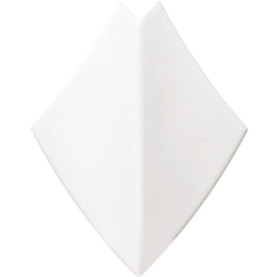 Çanakkale Seramik Sn-0002 Snake Mat Beyaz 16x20