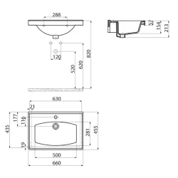 Creavit Sera 65 Cm Etajerli Lavabo Hemen Al