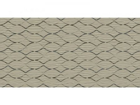 Çanakkale Seramik Dek-6626 Divine Dalgalı Elips Vizon Full Dekor 30x60