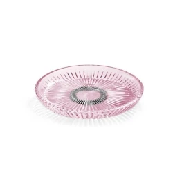 3sc Elegance Pembe-Krom Oval Tepsi Hemen Al