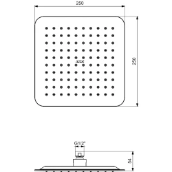 Eca Life 25 Cm Mat Siyah Duş Başlığı - 102145778C1 Hemen Al