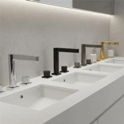 Eca Life 3 Delikli Tezgah Üstü Mat Antrasit Ankastre Lavabo Bataryası - 102105778C5 Hemen Al