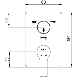 Eca Luna 3 Yollu Altın Ankastre Banyo Bataryası - 102167336A1-K Hemen Al