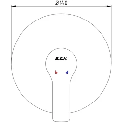 Eca Luna Altın Ankastre Duş Bataryası - 102167106A1-Y Hemen Al