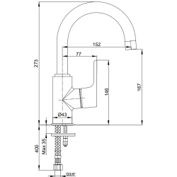 Eca Luna Kuğu Borulu Altın Lavabo Bataryası  - 102108953A1 Hemen Al