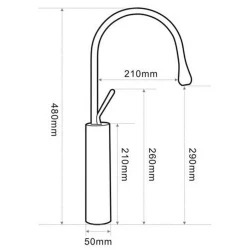 Fontana F-812F Fırçalanmış Altın Lavabo Bataryası Hemen Al
