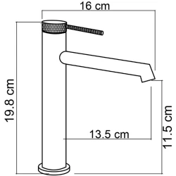 Fontana FJ-1013F Rose Gold Lavabo Bataryası Hemen Al