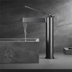 Fontana FJ-6027 Mat Füme Yüksek Lavabo Bataryası Hemen Al