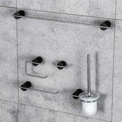 Fontana FN-70101 Krom-Siyah Askılık Hemen Al