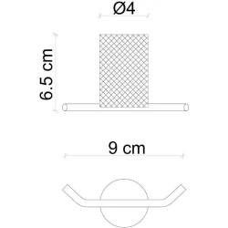 Fontana FN-70101 Krom-Siyah Askılık Hemen Al
