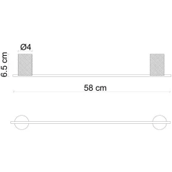 Fontana FN-70208 Altın-Siyah Havluluk Hemen Al