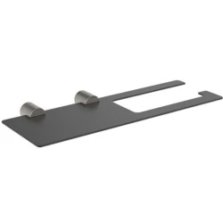 Fontana FY-90103 Mat Krom-Siyah Tuvalet Kağıtlığı Hemen Al