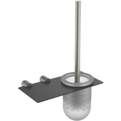 Fontana FY-90104 Krom-Siyah Tuvalet Fırçalığı Hemen Al