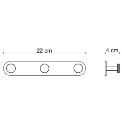 Fontana FY-90109 Mat Krom-Siyah Askı Hemen Al
